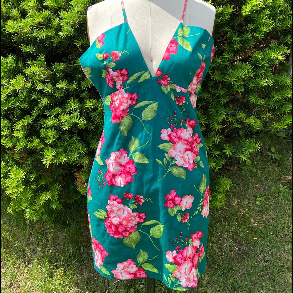 Blue flower dress